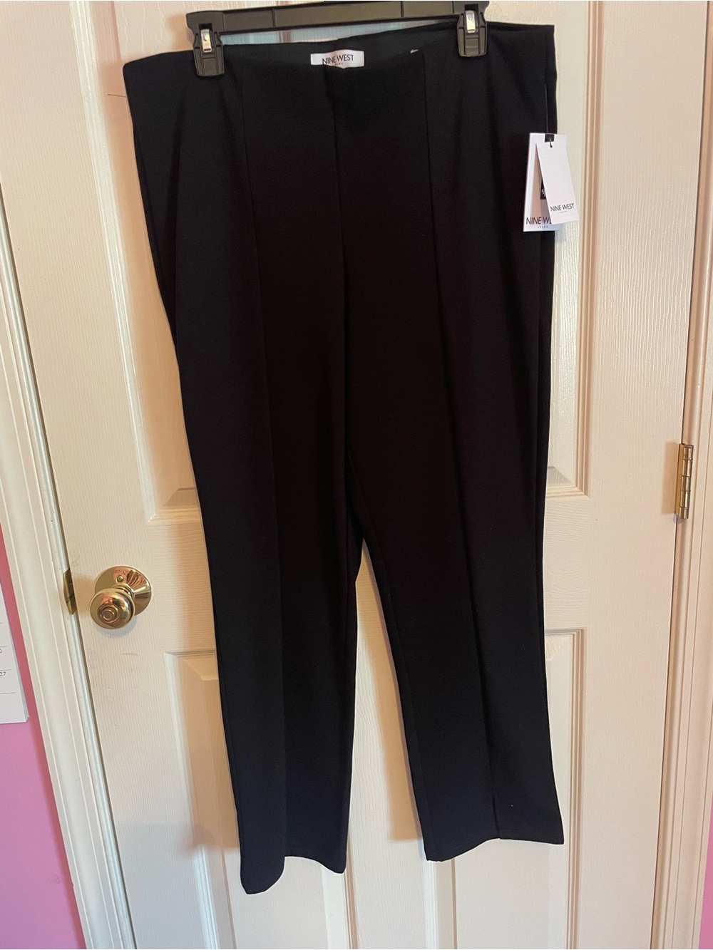 Nine West Black Pull-On Ponte Pants